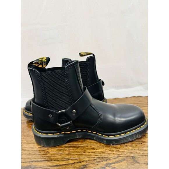 DR MARTENS NWB WINCOX Smooth Leather Buckle Boots - Picture 6 of 12